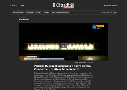 paderno dugnano inaugurato il nuovo circolo combattenti in attesa del centenario - il cittadino di monza e brianza.jpeg