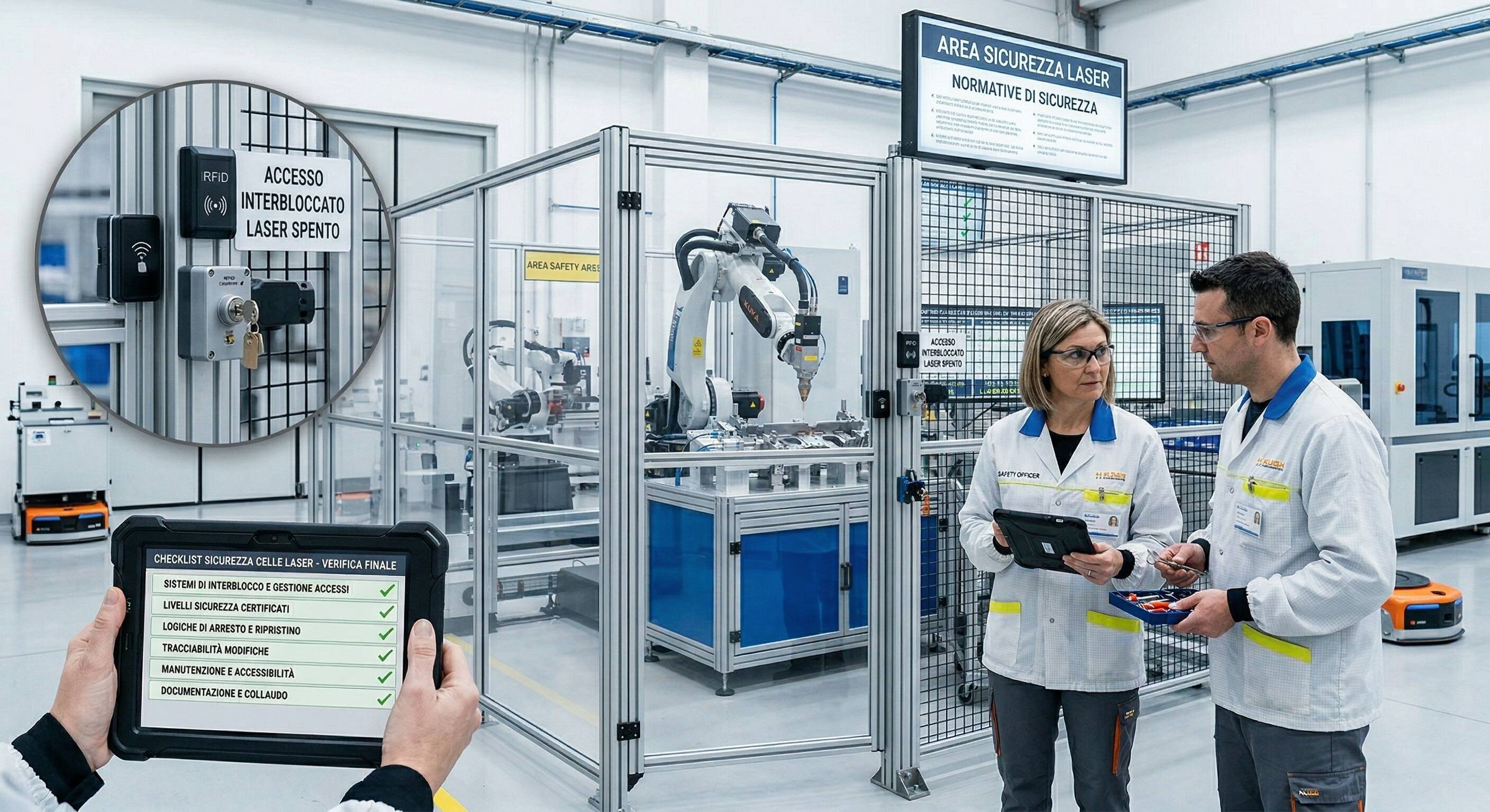 Sicurezza nelle celle laser: criteri operativi e controlli essenziali