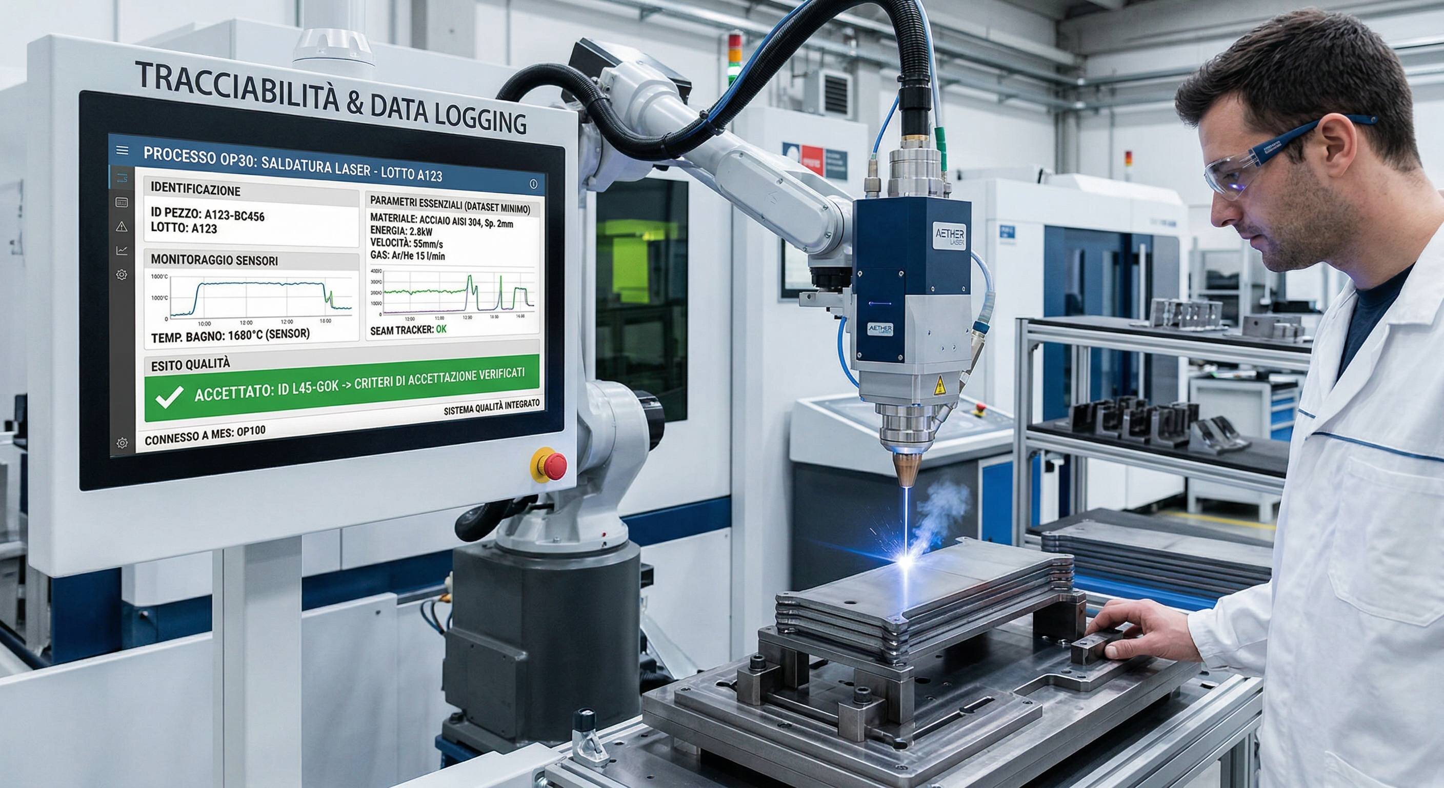Data logging e tracciabilità nei processi laser: criteri pratici per una gestione efficace