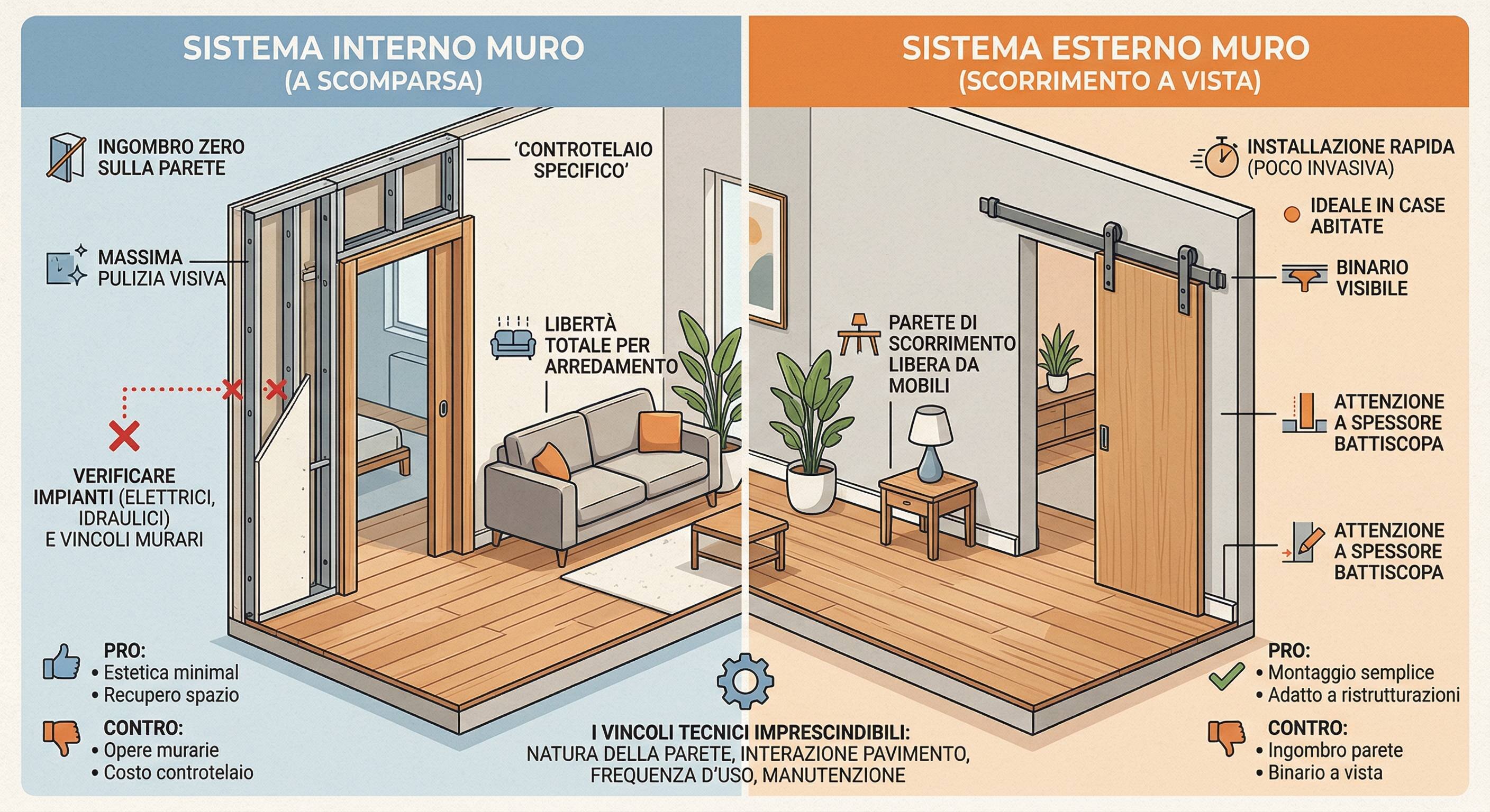 Porte minimal vs porte classiche: come scegliere stile e proporzioni senza pentirsene