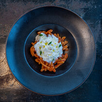 Casarecce pomodoro e burrata