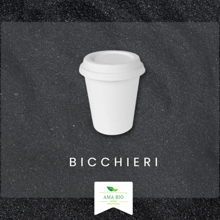 Bicchieri in Bagassa Bicchieri per caffetteria termoresistenti di varie misure!