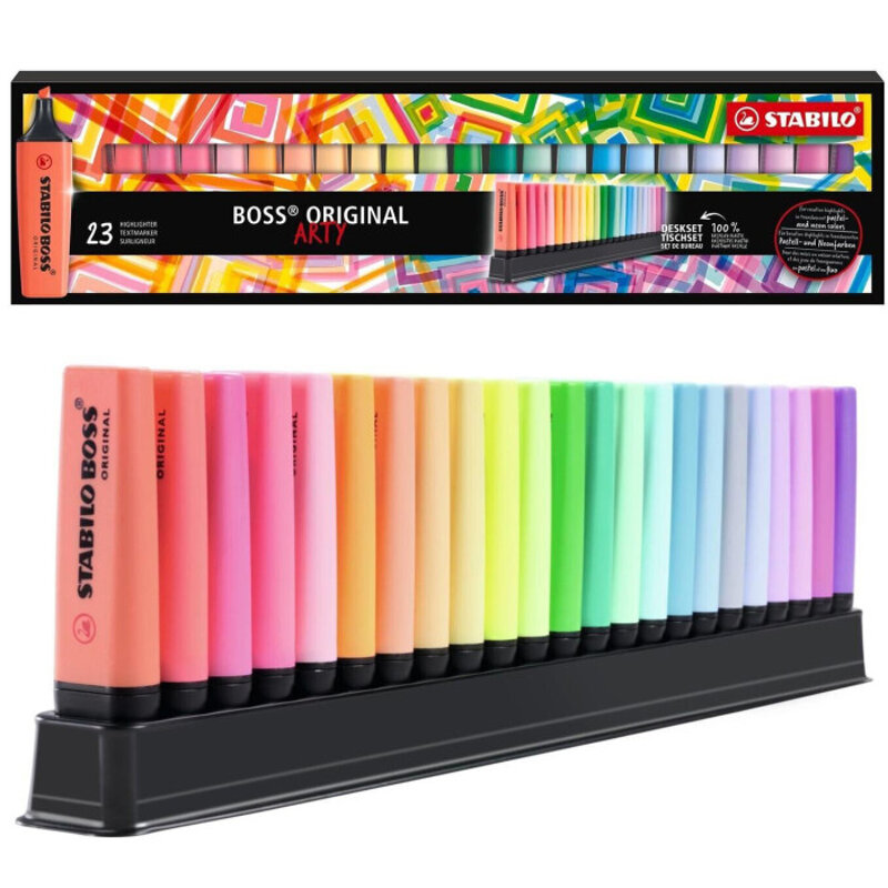evidenziatore-stabilo-boss-original-set-da-scrivania-con-23-colori