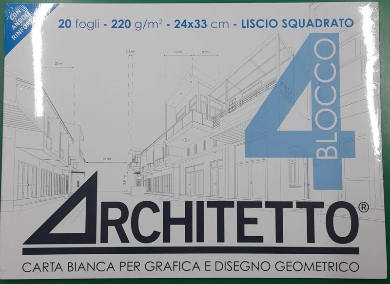 album-disegno-architetto-4-24x33-fogli-20-liscio-squadrato