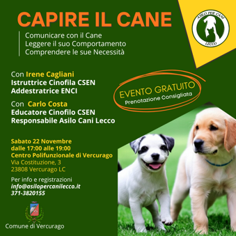 capire il cane