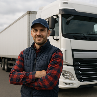 autista di camion copilot