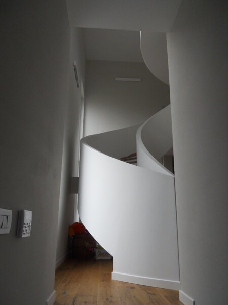 realizzazione nuova villa - scala