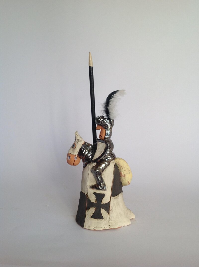 cavaliere-porta-anelli-originale-nero