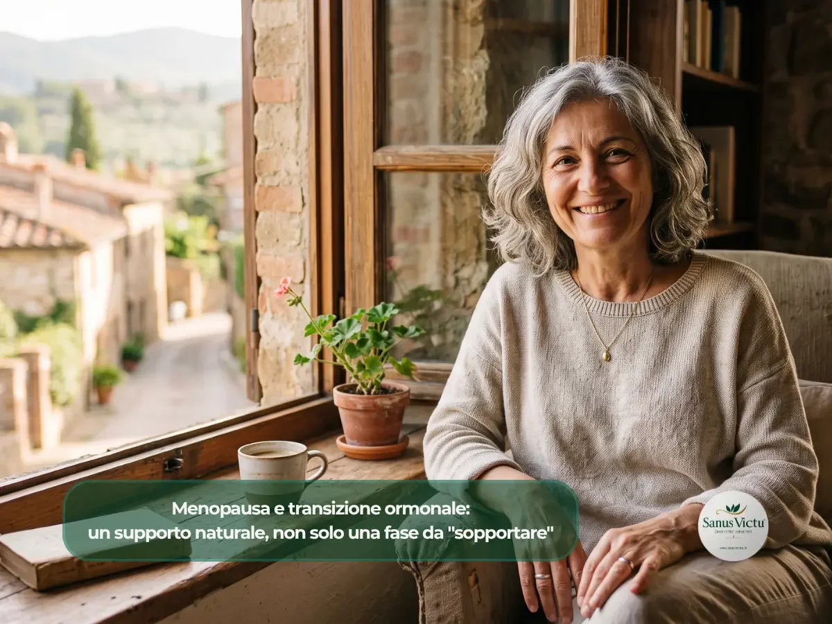 Menopausa e transizione ormonale: un supporto naturale, non solo una fase da "sopportare" Menopausa e transizione ormonale: un supporto naturale, non solo una fase da "sopportare"