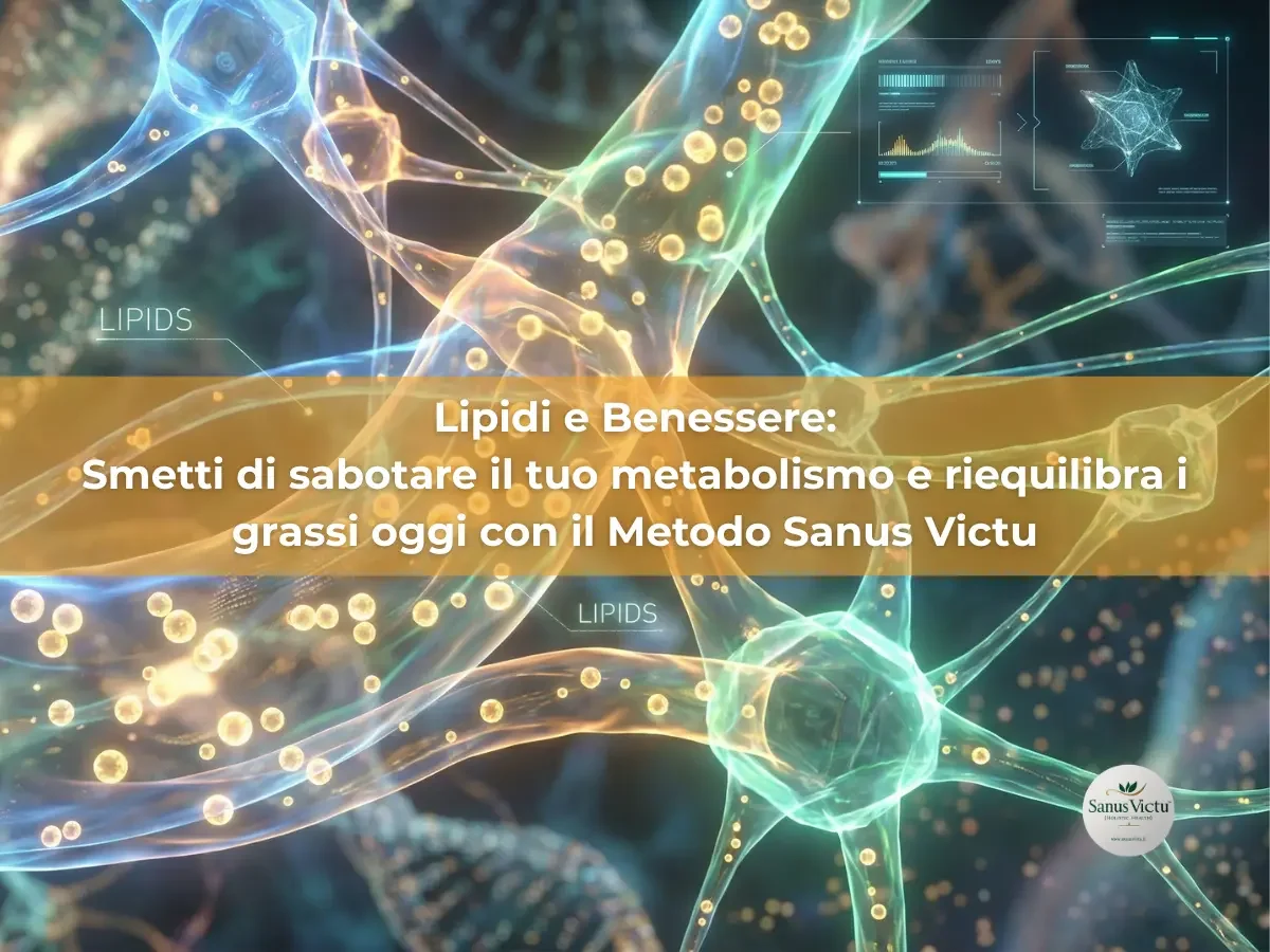 Rappresentazione molecolare dei lipidi e metabolismo cellulare - Metodo Sanus Victu