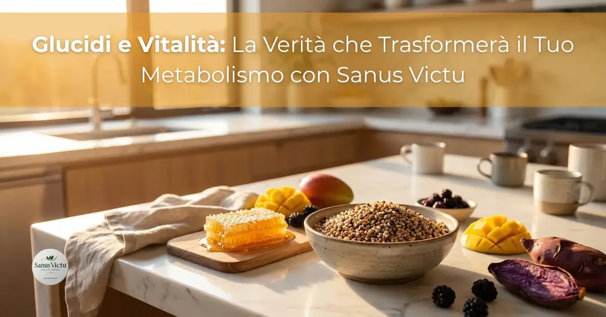 testata-230326.webp Glucidi sani e metabolismo: cereali integrali, miele e frutta per la vitalità con Sanus Victu.