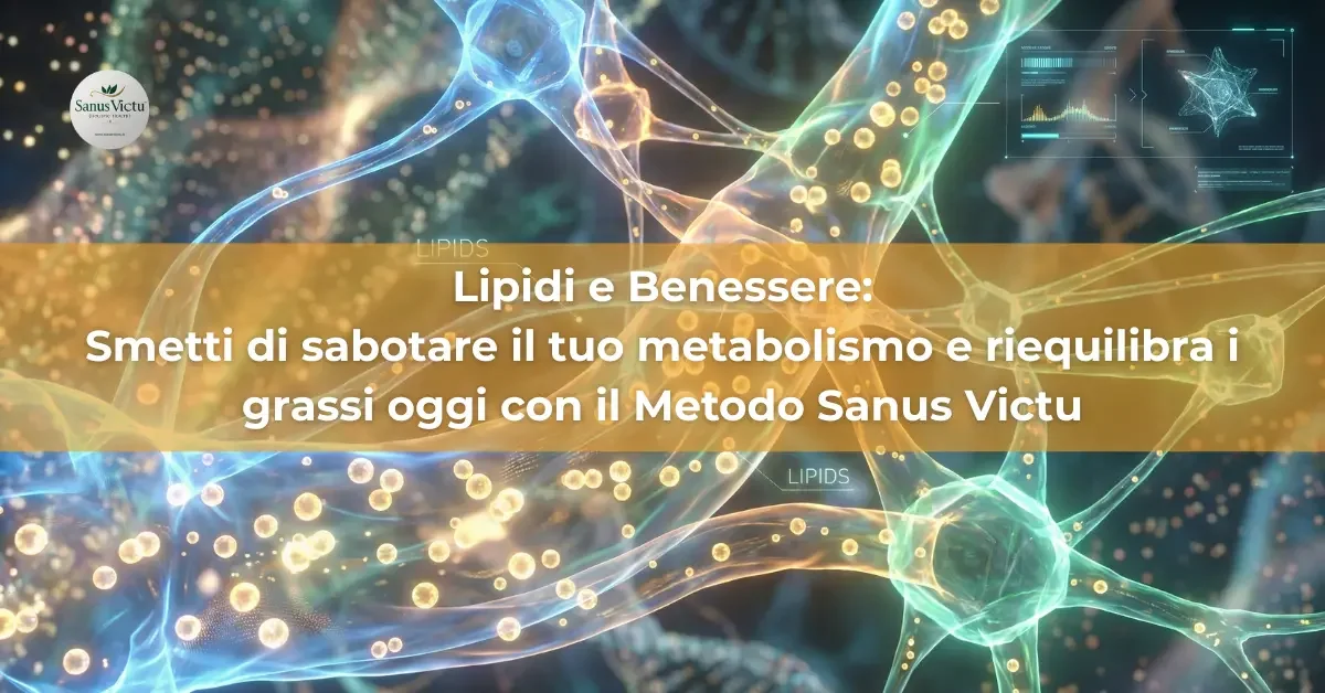 Illustrazione scientifica di cellule e grassi per l'articolo su lipidi e benessere metabolico