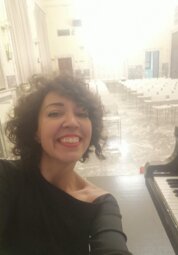 Prima del concerto con LiRiCa Trio, 2022