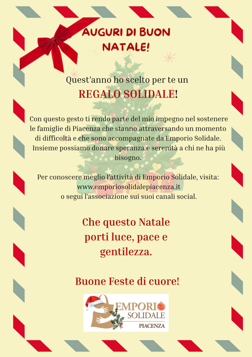 🎄 auguri di buon natale 🎄 quest’anno ho scelto per te un regalo solidale. con questo gesto ti rendo parte del mio impegno nel sostenere le famiglie di piacenza che stanno attraversando un moment 🎄 auguri di buon natale 🎄 quest’anno ho scelto per te un regalo solidale. con questo gesto ti rendo parte del mio impegno nel sostenere le famiglie di piacenza che stanno attraversando un moment