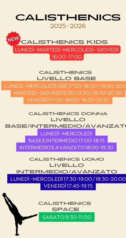 orari calisth