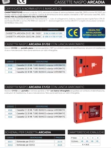CASSETTE NASPO CON PORTAESTINTORE ARCADIA