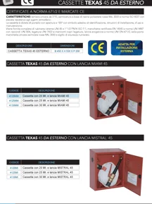 CASSETTE TEXAS 45 DA ESTERNO