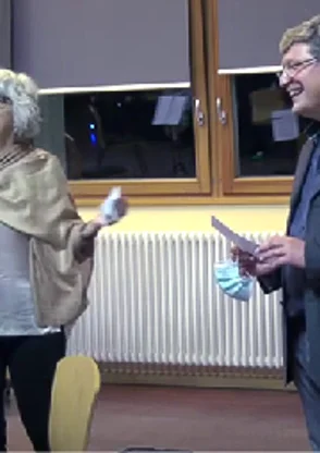 Con Chiara Biondani
