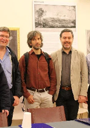 Con Marcello Abbado Dimitri Ashkenazi, Corrado Ruzza e Valter Pucher al concorso Audimozart