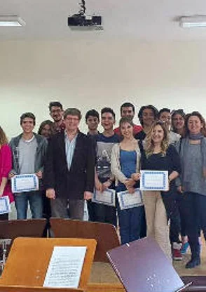 Con gli allievi Masterclass di musica da camera ad Eskisehir in Turchia