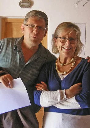 Con Antonella Costa