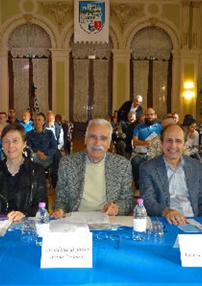 Con la giuria del Pigarelli Paola Versetti, Bruno Zanolini, Roberto Di Marino e Daniele Venturi