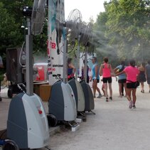 climatizzazione outdoor ventilatori MobiFresh, portatili, con climatizzazione incorporata, ideali per il noleggio.