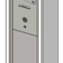ENTRY Terminale di ingresso con ticket Barcode e tessere Rfid.