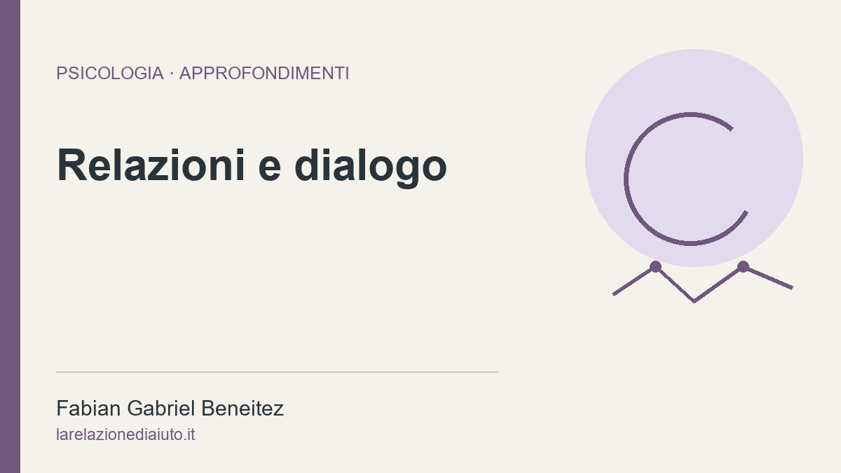 Relazioni: distinguere un problema da un&rsquo;accusa