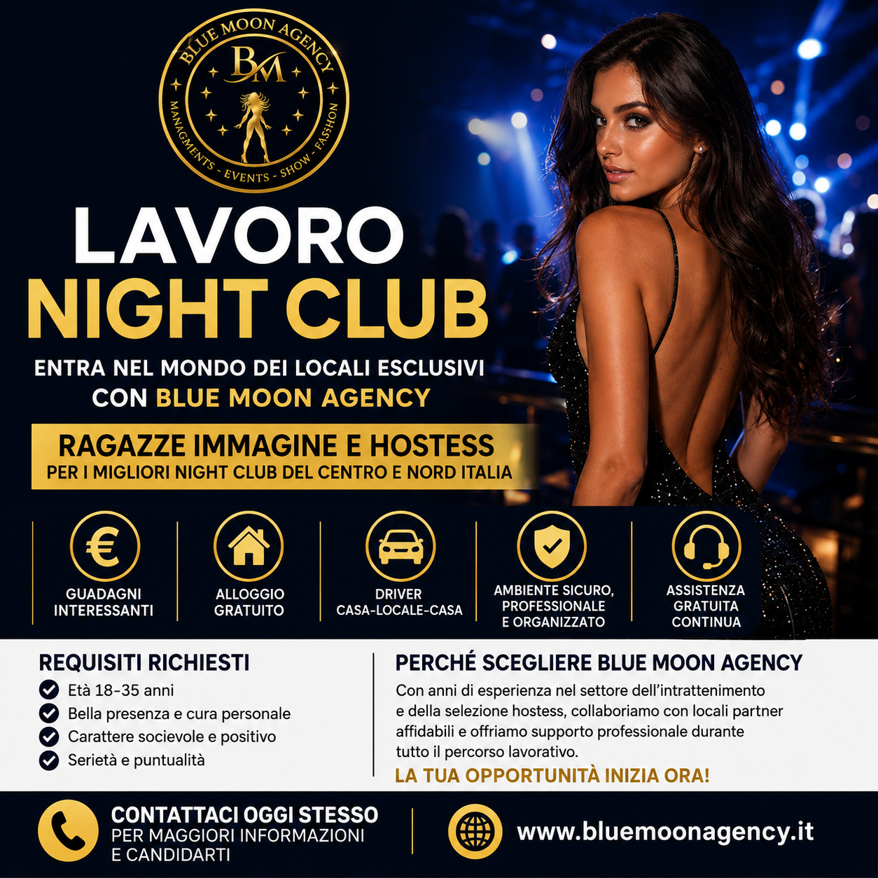 Lavoro Night Club | Ragazza Immagine Nei Migliori Locali Eleganti