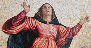 The Assunta of Titian mosaic, detail