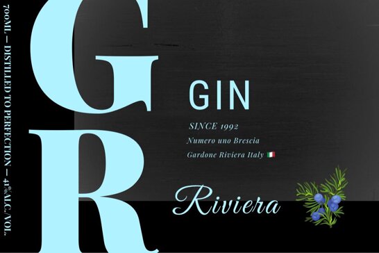 artisanal gin from Lake Garda gr-gin Riviera di Gardone Riviera