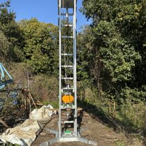 Fine operazione di carotaggio Fine operazione di carotaggio