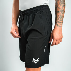 Shorts sportivi neri elasticizzati Hyperset Lift Me Fit