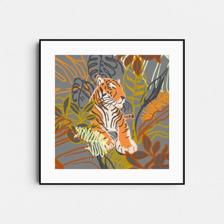 Tiger Totem Digital Art