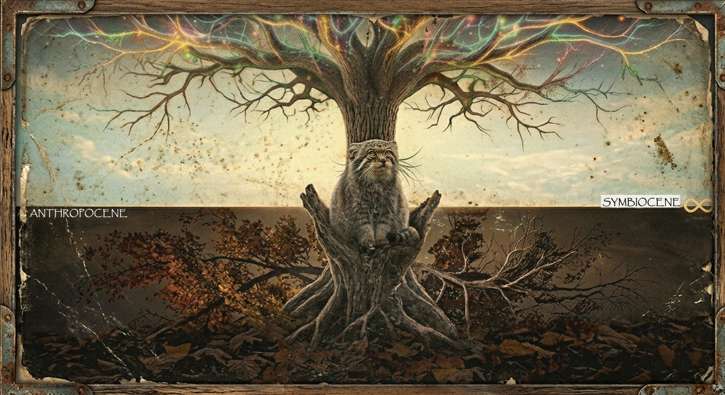 emblema albero simbiocene antropocene