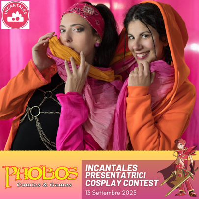 presentatrici cosplay contest
