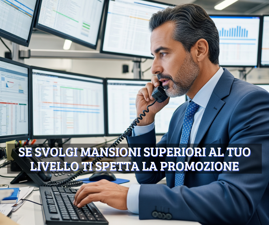 Promozione se svolgi mansioni superiori al tuo livello