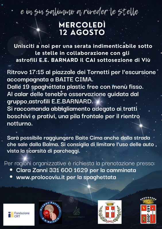 e in su salimmo a riveder le stelle