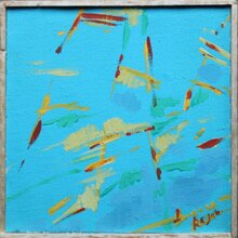 Improvvisazione 6 Pittura su tela