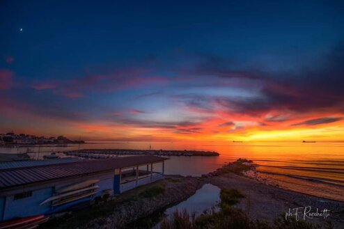 tramonto di civitavecchia