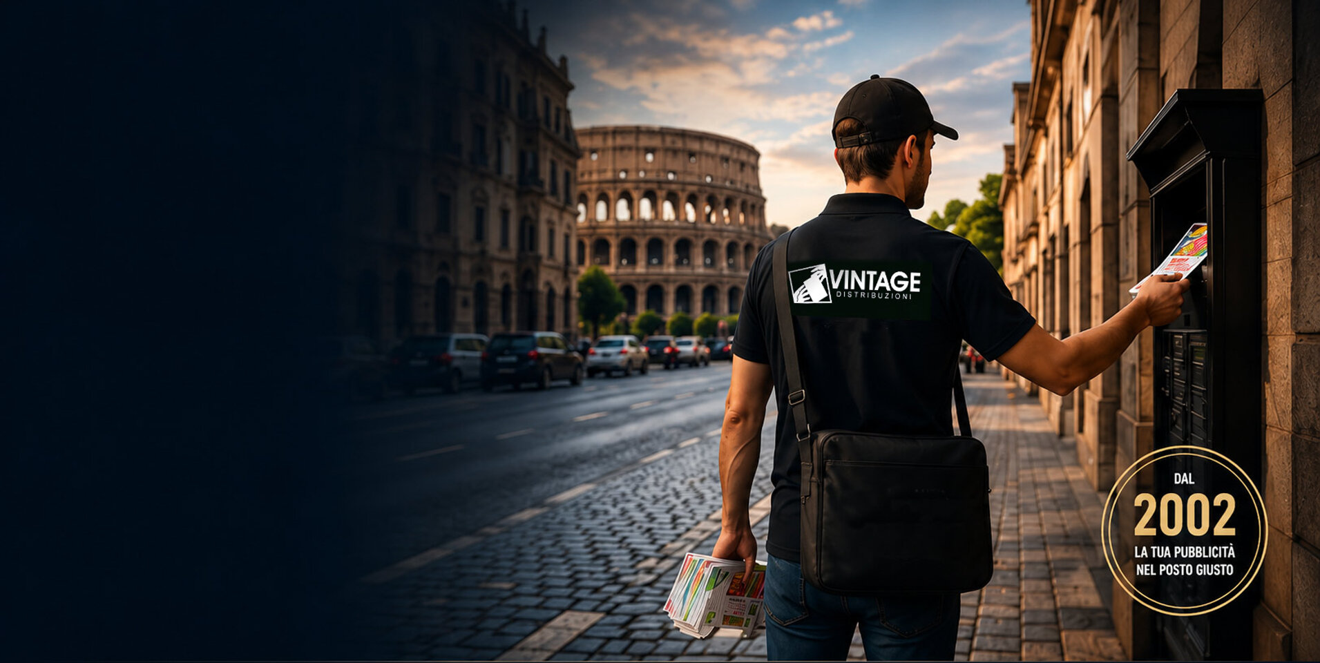 Volantinaggio Vintage distribuzioni Roma