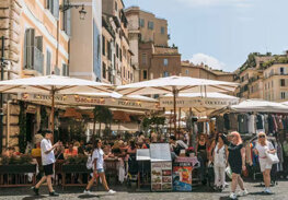 Veduta panoramica quartiere di Boccea dove svolgiamo servizio di volantinaggio