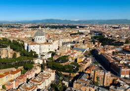 Veduta panoramica quartiere di Aurelio dove svolgiamo servizio di volantinaggio
