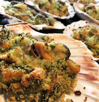 Cozze gratinate