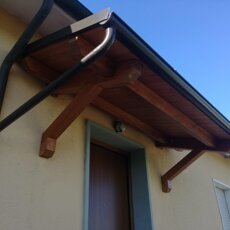 Pensilina Pensilina a mensola con piantone