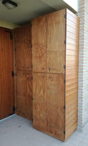 Armadio a muro da esterno