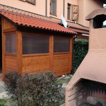 Tettoia verandata Tettoia verandata coibentata