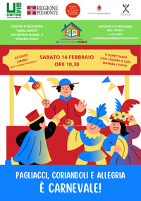 Pagliacci, coriandoli e allegria: è Carnevale!