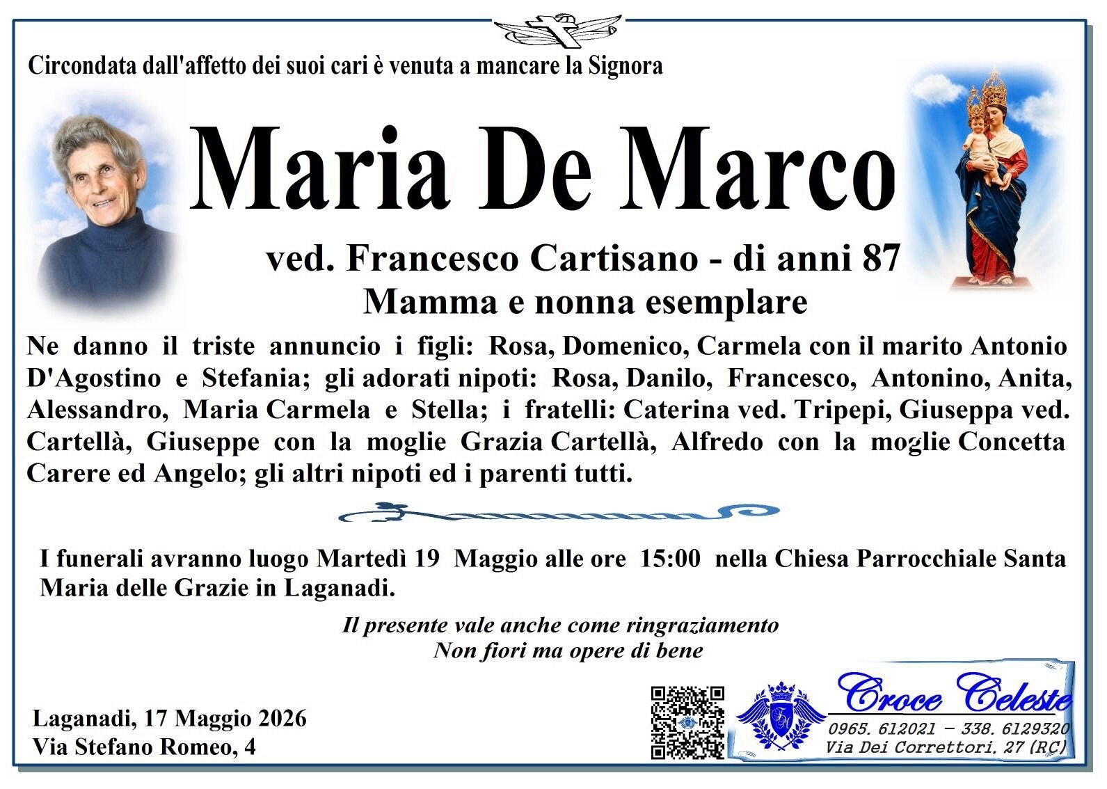 MARIA DE MARCO